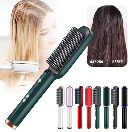 909 Hair Straightener Comb – Fast Heating & Smooth Styling