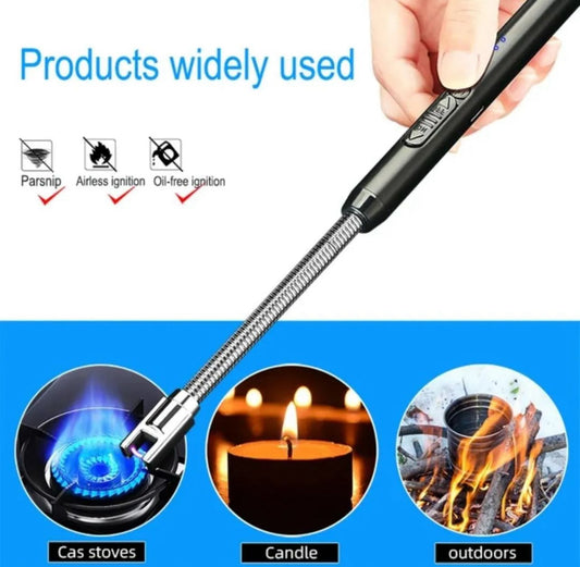 360° USB Rechargeable Arc Lighter – Flexible Neck
