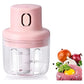 Mini Electric Food Chopper 250ML | USB Rechargeable Garlic & Vegetable Cutter