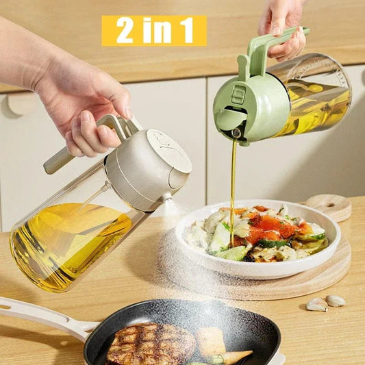 2-in-1 Oil Sprayer Bottle – 400ML